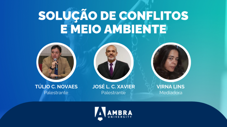 Palestra “Solução de conflitos e Meio Ambiente” Palestra “Solução de conflitos e Meio Ambiente”