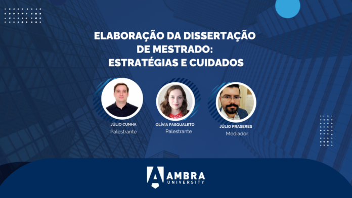 Elaboração da dissertação de mestrado: estratégias e cuidados