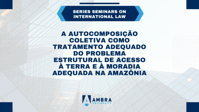 A autocomposição coletiva como tratamento adequado do problema estrutural de acesso à terra e à moradia adequada na Amazônia A autocomposição coletiva como tratamento adequado do problema estrutural de acesso à terra e à moradia adequada na Amazônia